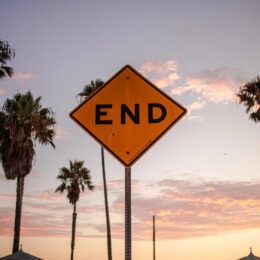 end sign